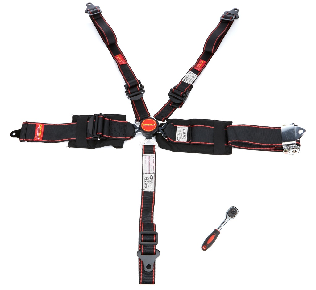 [BUTBB1220200] Butlerbuilt - Harness Elite 5pt Camlock P/U Ratchet Blk