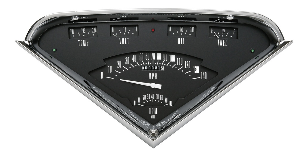 [CLATF01B] Classic Instruments - Tach Force 6 Gauge Set Black