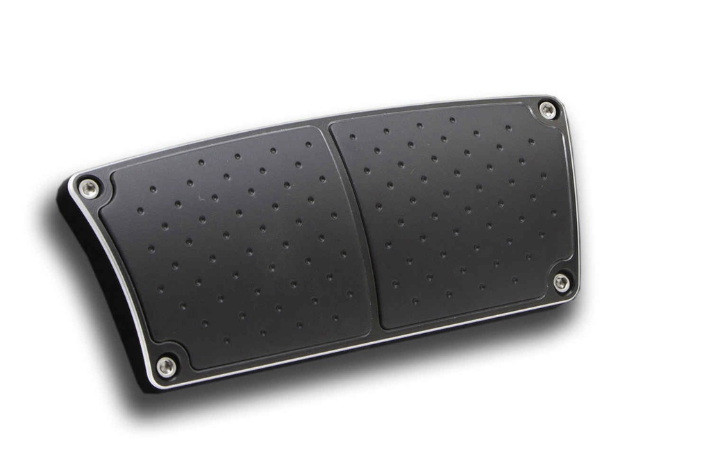 [CMWBPA-206-B] Clayton Machine Works - Billet Brake Pedal Cover Black