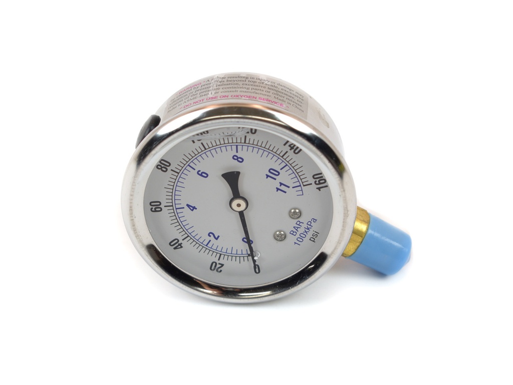 [CAN24-500] Canton - S/S Accusump Gauge 0-160psi- Liquid Filled