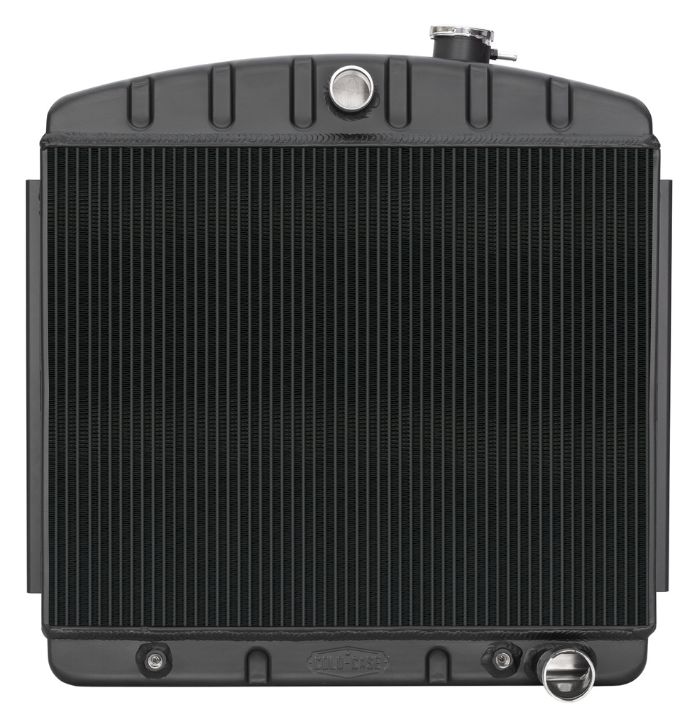 [CCRCHT563AB] Cold Case Radiators - 55-56 Chevy Radiator 6 Cylinder Black
