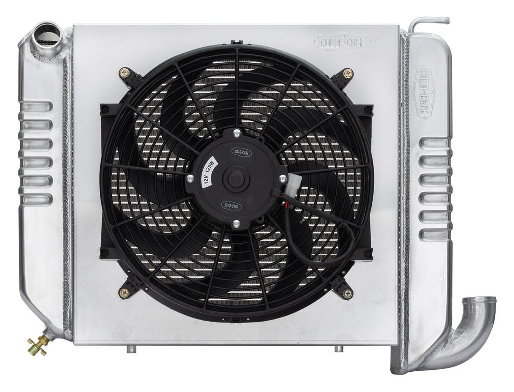[CCRCHV709K] Cold Case Radiators - 63-64 Corvette Radiator W/ 16In Fan Kit