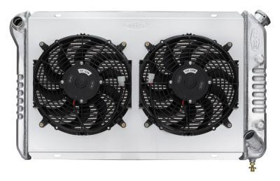 [CCRCHV718AK] Cold Case Radiators - 77-82 Corvette Radiator W/ Dual 12In Fan Kit