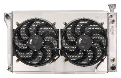 [CCRGMT572ASK] Cold Case Radiators - 88-98 Gm 1500 P/U 5.3L Radiator W/Dual 14In Fan