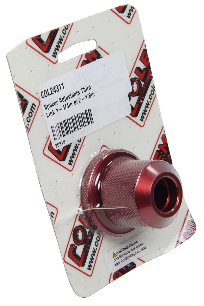 [COL24311] Coleman Racing Products - Spacer Adjustable Third Link 1-1/4in To 2-1/8in