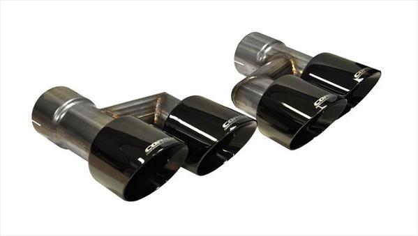 [COR14333BLK] Corsa Performance - Exhaust Tip Kit Dual Rear Exit