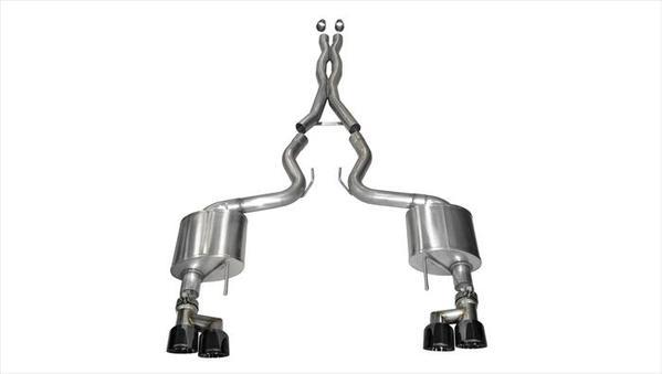 [COR14335BLK] Corsa Performance - Exhaust Cat-Back - 3.0In Dual Rear Exit