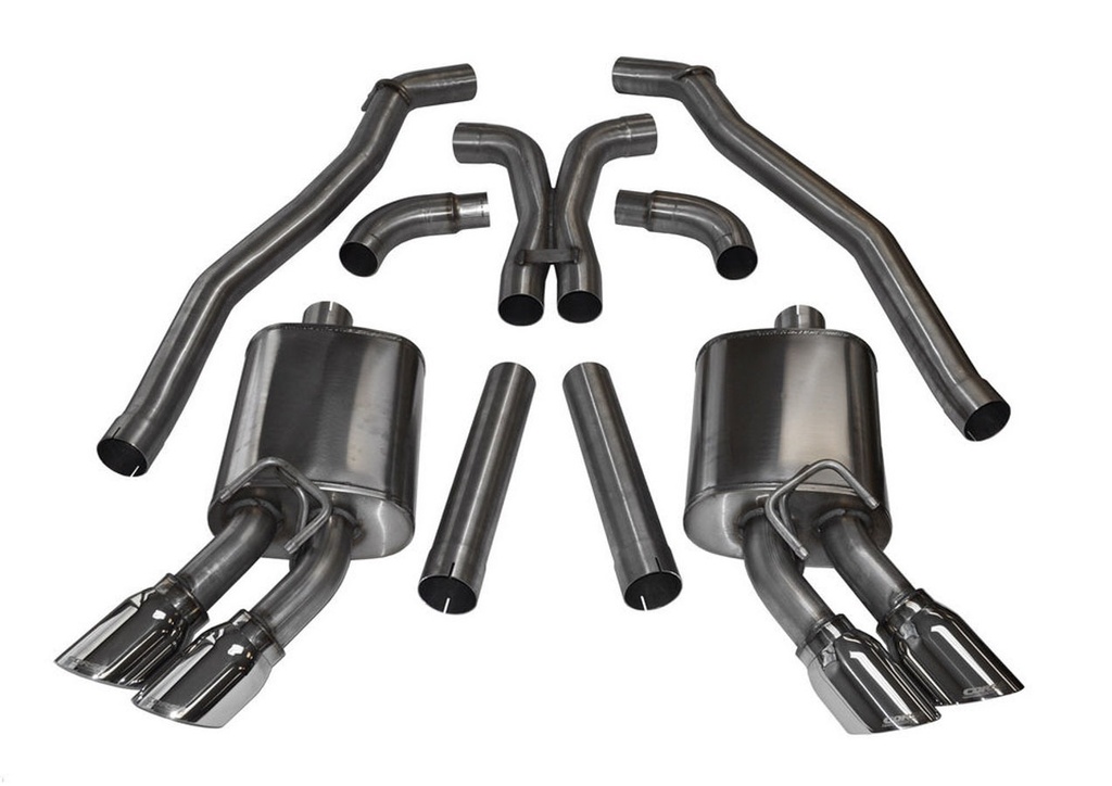 [COR14971] Corsa Performance - Exhaust Cat-Back e - 3.0in Cat-Back + X-P