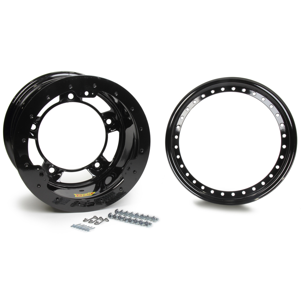 [ARW53-100530B] Aero Race Wheels - 15X10 3In Wide 5 Black Beadlock