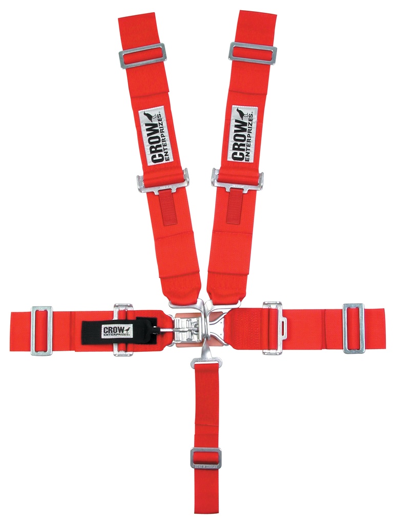 [CRW11012] Crow Safety Gear - 5-Pt Harness Small Latch Rd Wrap Around Pull Down