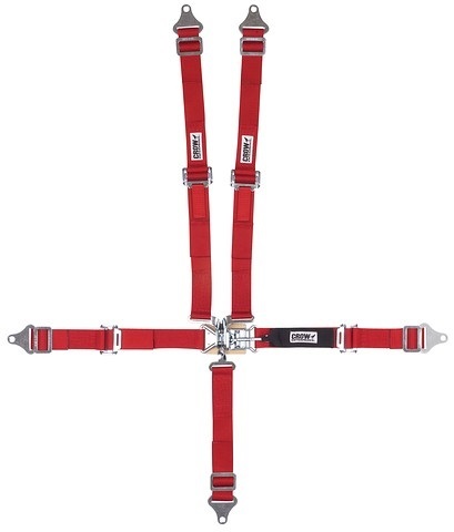 [CRW11182A] Crow Safety Gear - 5-Way Restraint 2in Pull Up Adj...Indiv Harness