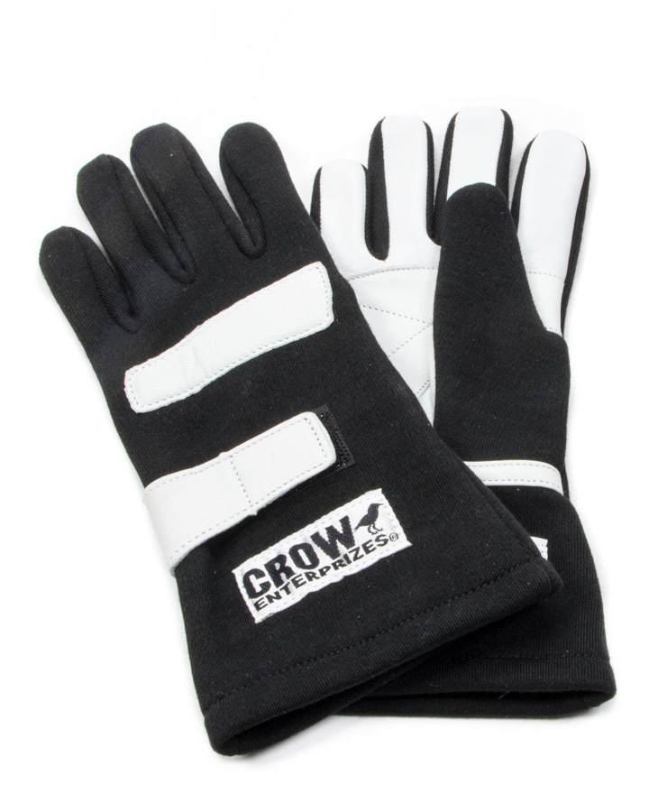 [CRW11724] Crow Safety Gear - Gloves Large Black Nomex 2-Layer Standard