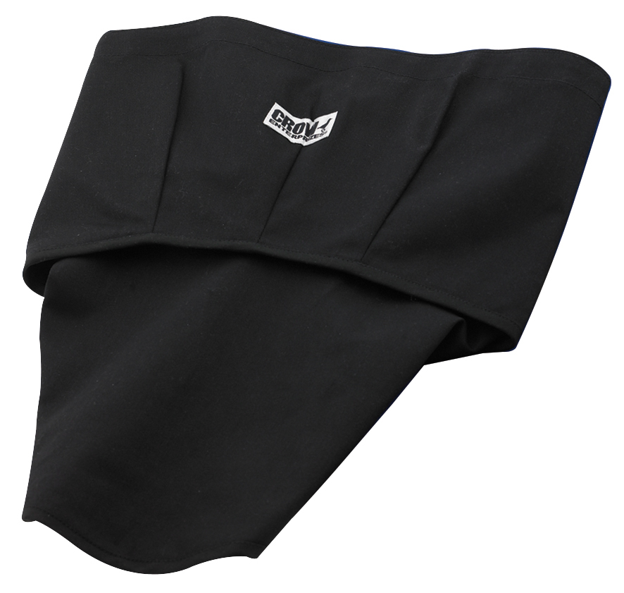 [CRW20174] Crow Safety Gear - Helmet Skirt Black Velcro Attachment