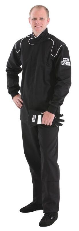 [CRW23044] Crow Safety Gear - Proban Suit XX Large BLA CK SFI-3.2A/1 Style Leg