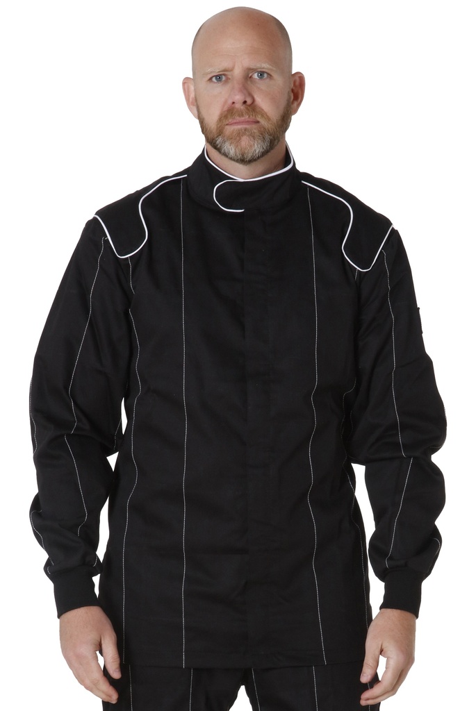 [CRW25034] Crow Safety Gear - Jacket 1-Layer Proban Black XL