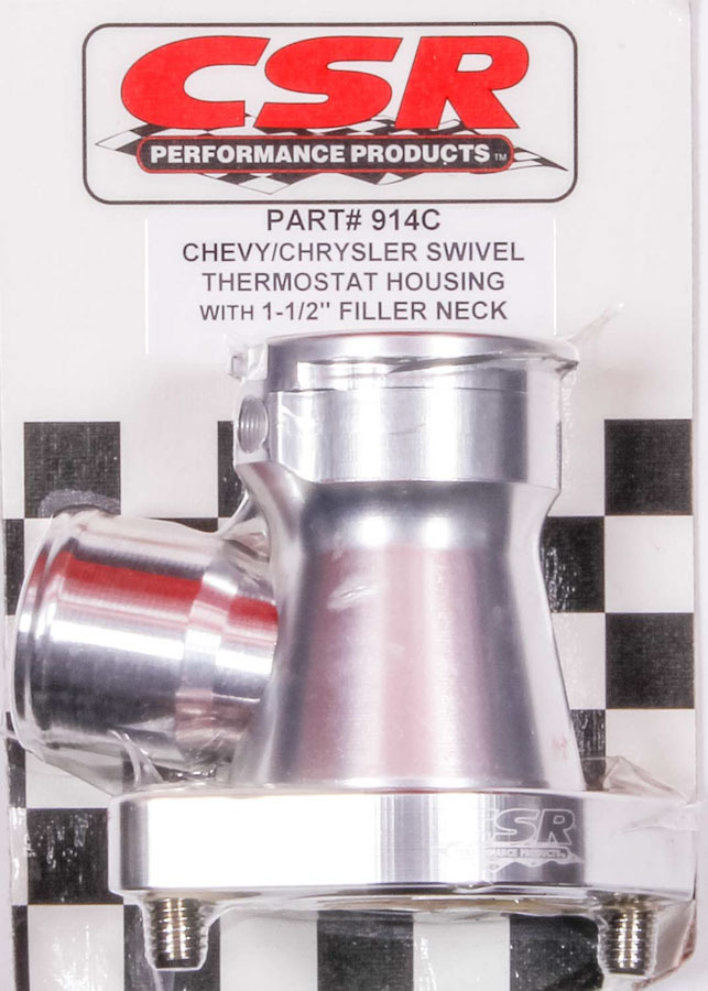 [CSI914C] Csr Performance - Chevy 360 Swivel Filler Neck - Clear
