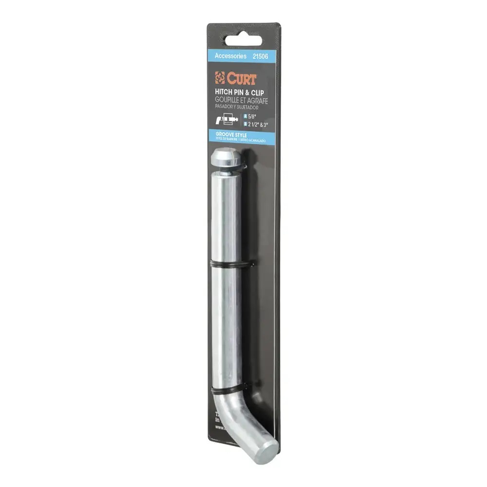 [CUR21506] Curt Manufacturing - 5/8in Grooved Pin w/Clip