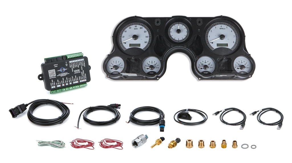 [DDGVHX-67C-PA-S-B] Dakota Digital - 1967-72 Chevy Truck VHX Instrument System