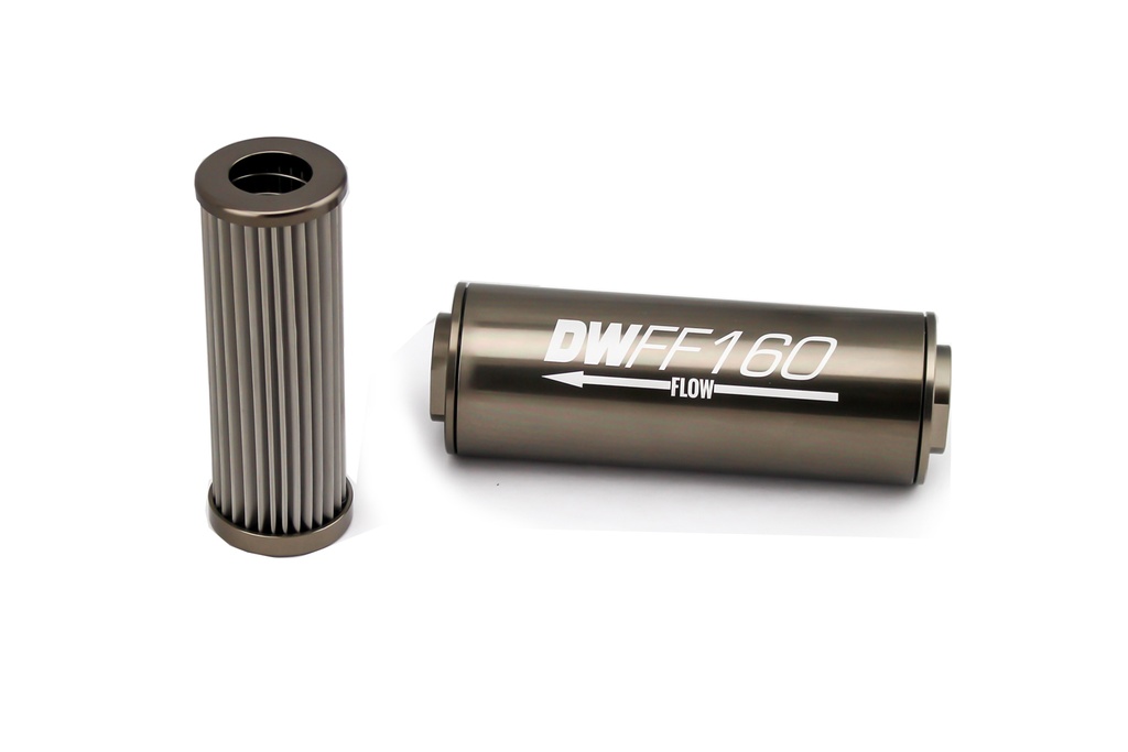 [DWK8-03-160-010K] Deatschwerks - Fuel Filter 8an Female Orb Ports 160mm Length