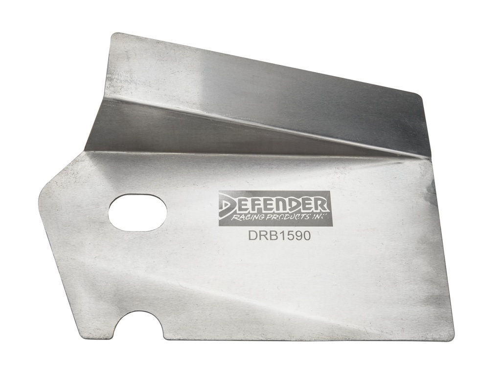 [DRB1590] Defender Race Bodies - Rack Mud Guard Rocket Black & Grey