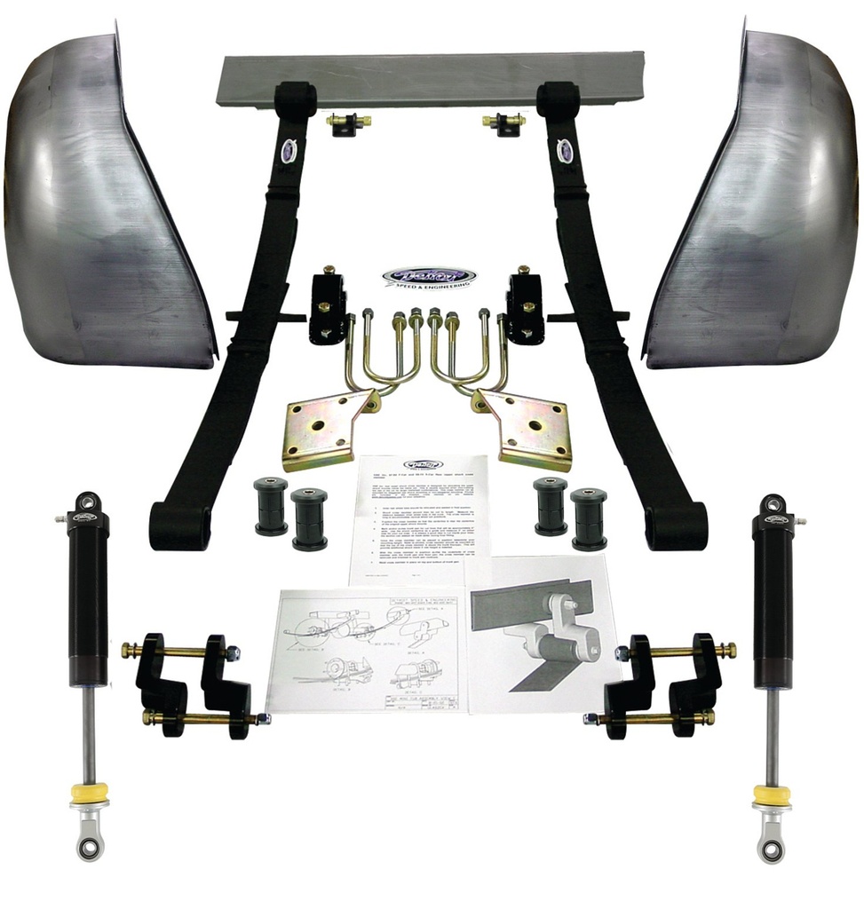 [DSE041207DS] Detroit Speed Engineering - Mini-Tub Kit - 68-74 Nova 2in Drop