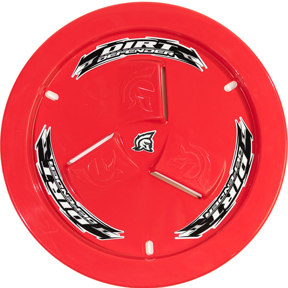 [DDR10190] Dirt Defender Racing Products - Wheel Cover Red Vented