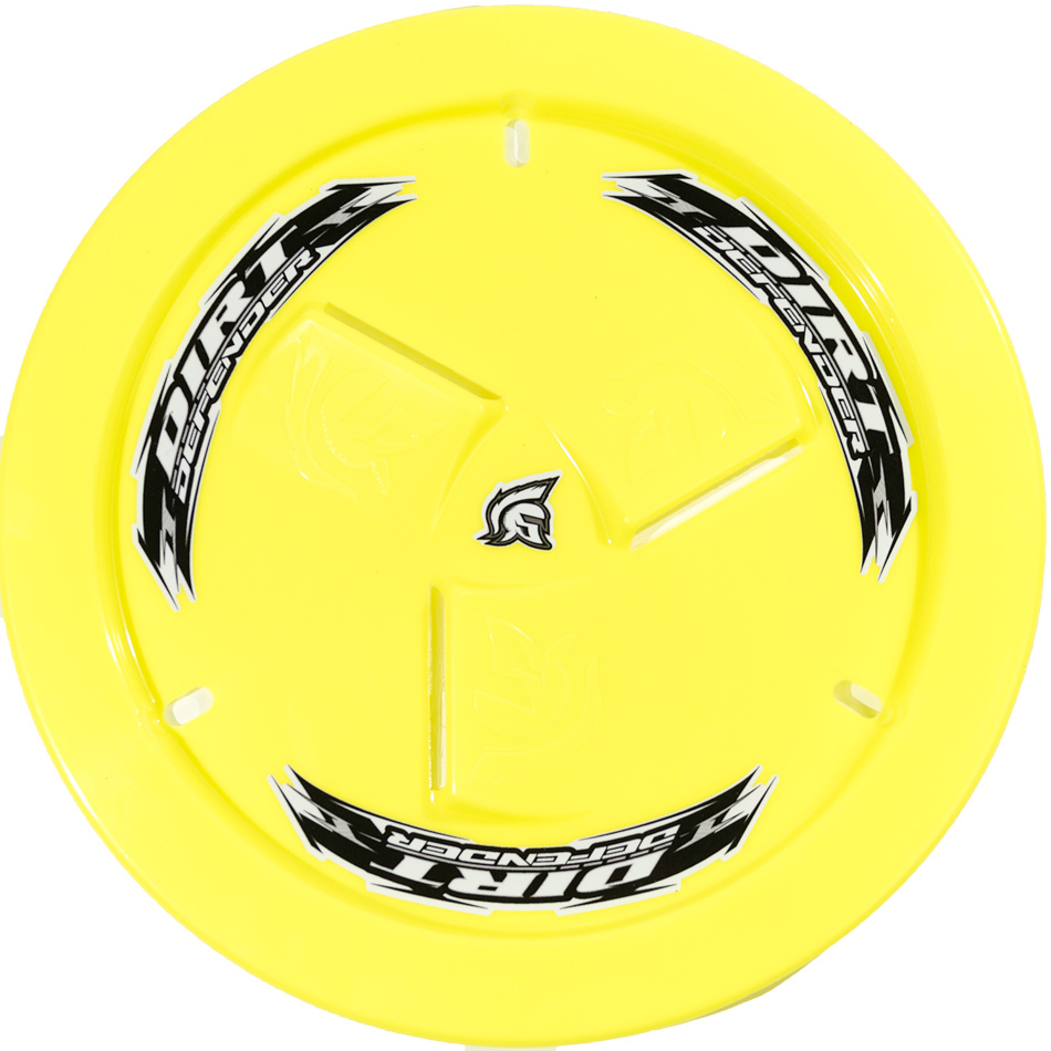 [DDR10270] Dirt Defender Racing Products - Wheel Cover Neon Yellow Vented