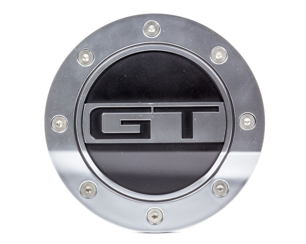 [DRAFR3Z-6640526-GS] Drake Automotive Group - Fuel Door GT Silver/Blk 15- Mustang