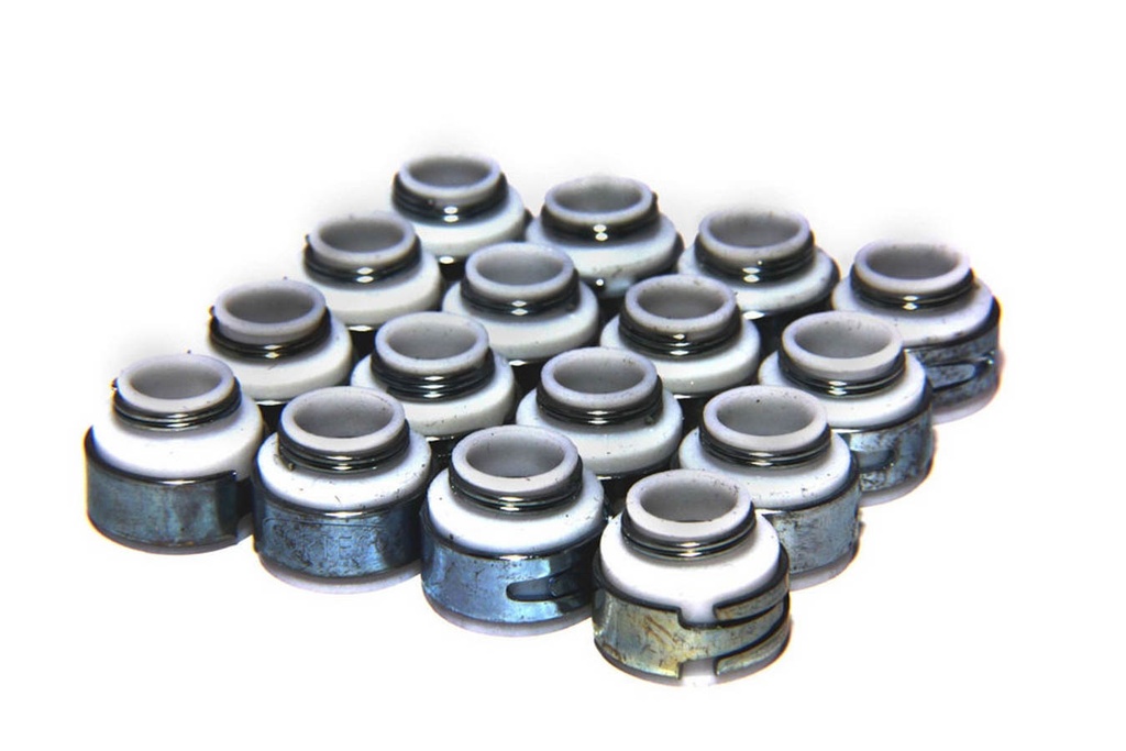 [COM505-16] Comp Cams - 3/8 Valve Stem Seals Posi. Stop Teflon .530