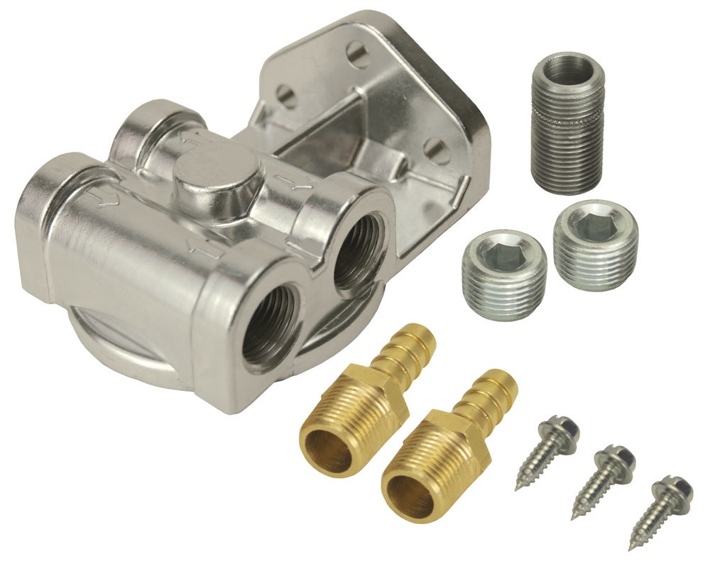 [DER13049] Derale - Side-Ports Filter Mount Kit 3/8in NPT