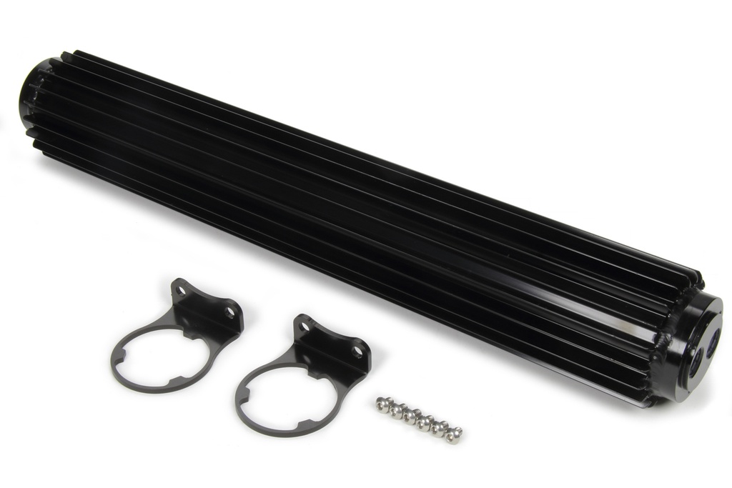 [DER13282] Derale - Dual-Pass Heat Sink Cooler 18in Black Anodized