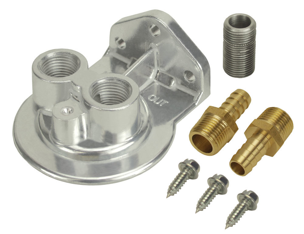 [DER15708] Derale - Single Mount Oil Filter Mount Ports Up