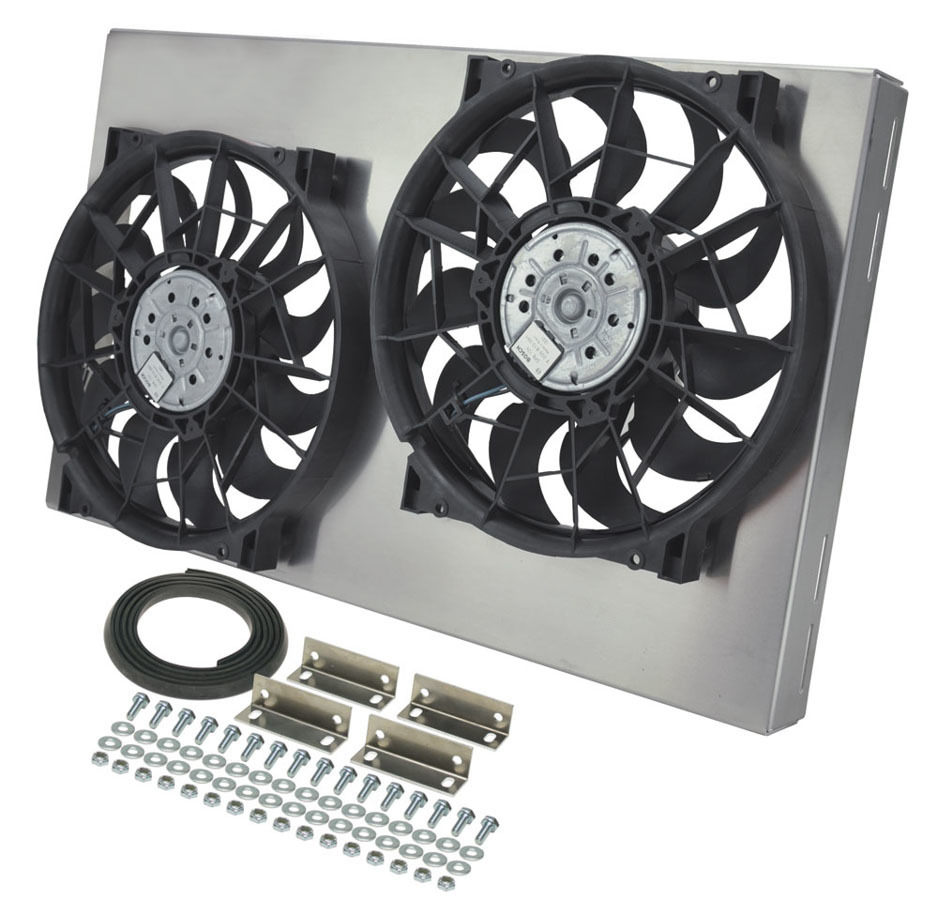 [DER16836] Derale - Dual RAD Fan w/Alum Shroud Assembly