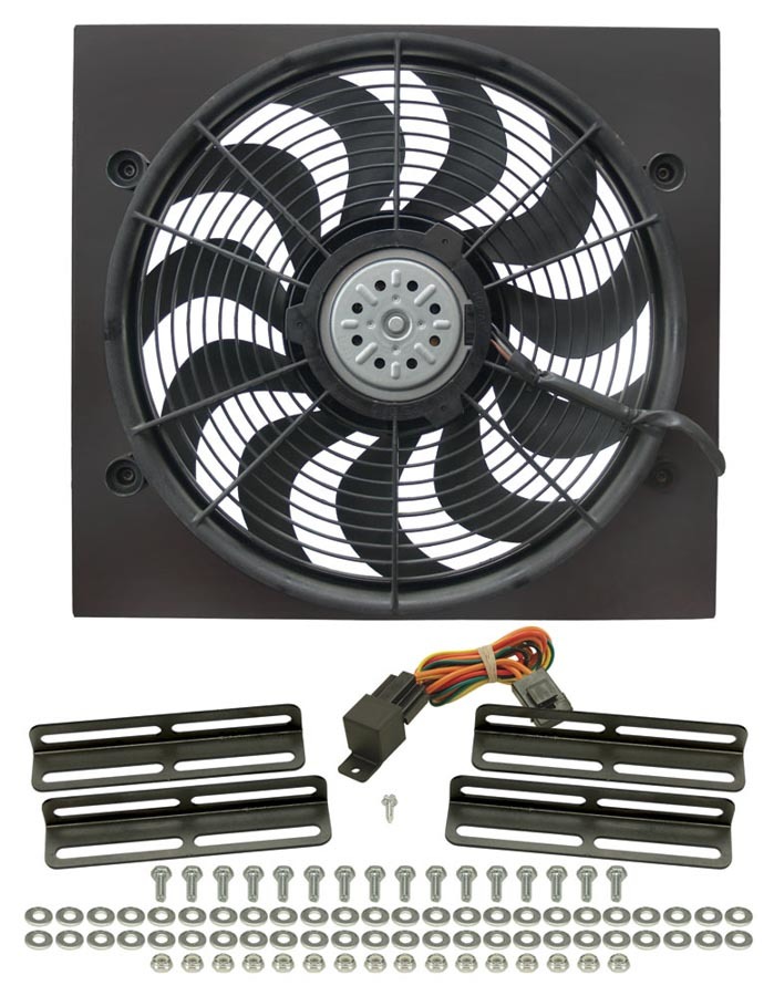 [DER16919] Derale - 17in High Output RAD Fan Single 2 Spd Puller