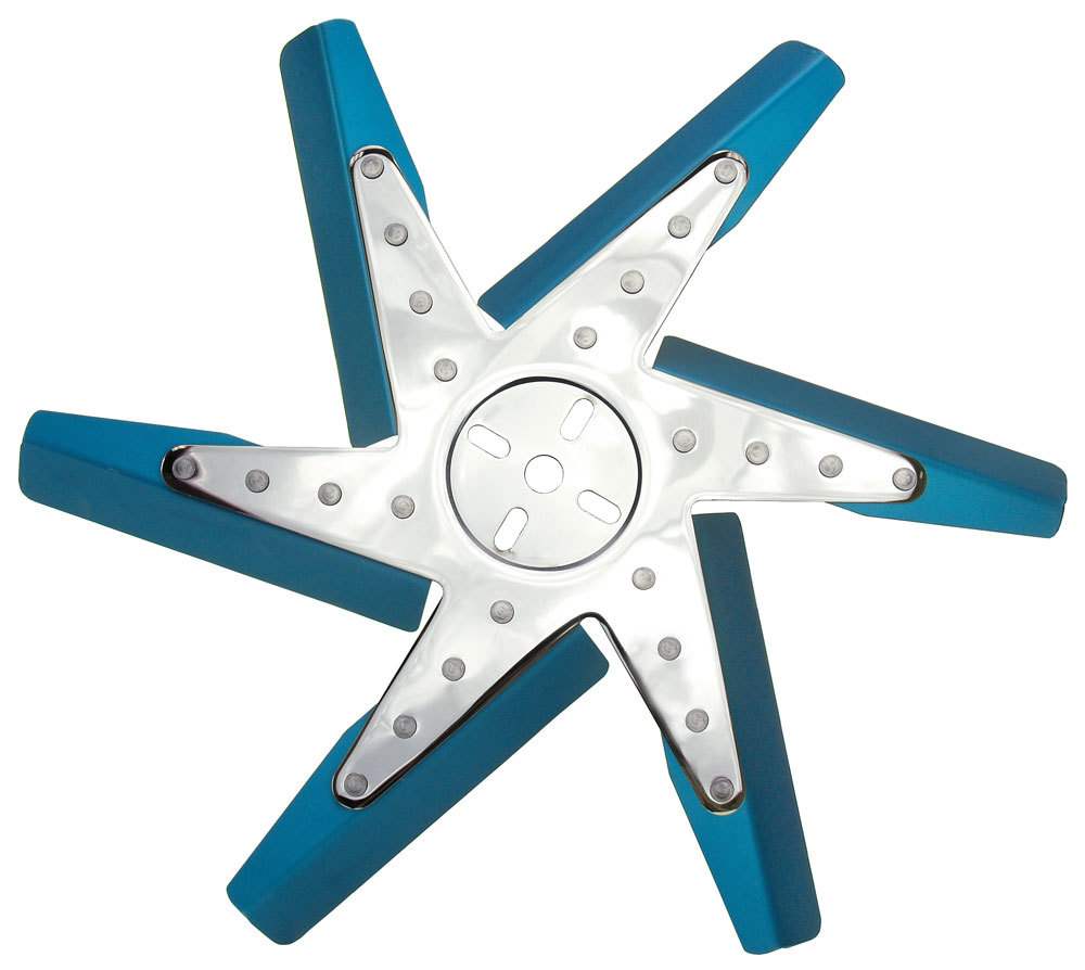 [DER19517] Derale - 17in Blue Anodized Fan