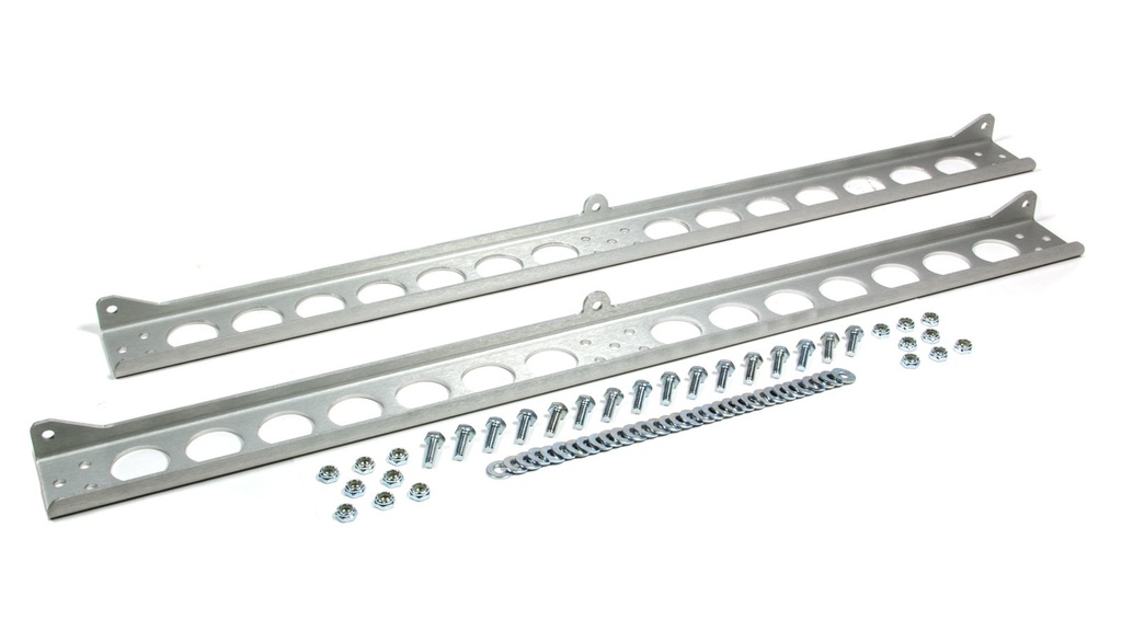 [DER50022] Derale - Dual Cooler Mounting Brackets Aluminum