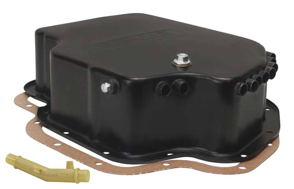 [DER14202] Derale - Black Trans Pan GM TH400 Deep Pan