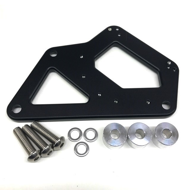 [DRR6600-300B] Drag Race Solutions - Cylinder Head Coil Mount Bracket - BBC Black