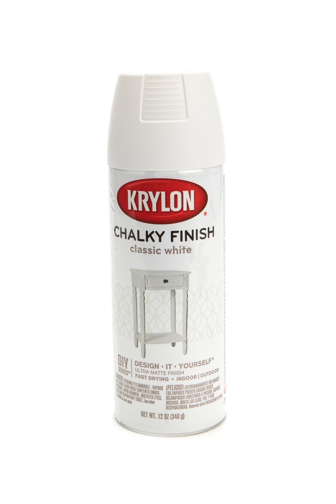 [SHE4101] Dupli-Color/Krylon - Classic White Chalky Finish Paint