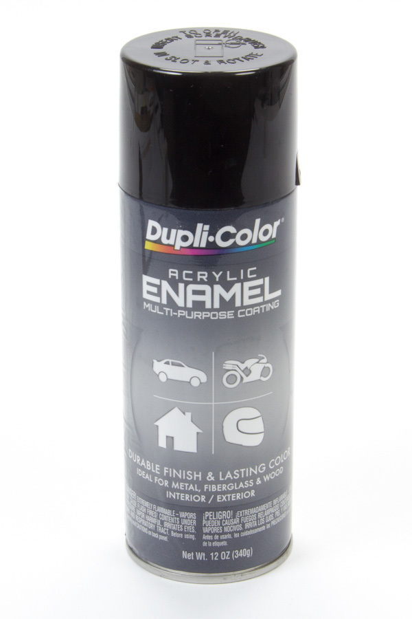 [SHEDA1600] Dupli-Color - Gloss Black Enamel Paint 12oz