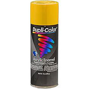 [SHEDA1687] Dupli-Color/Krylon - Chrome Yellow Enamel Paint 12oz