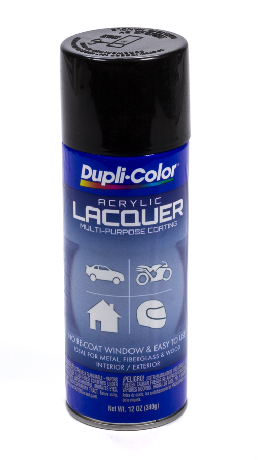 [SHEDAL1677] Dupli-Color/Krylon - Gloss Black Lacquer Paint 12oz