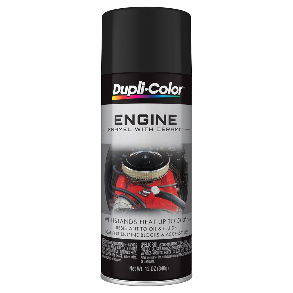 [SHEDE1654] Dupli-Color/Krylon - Paint Flat Black 11oz.