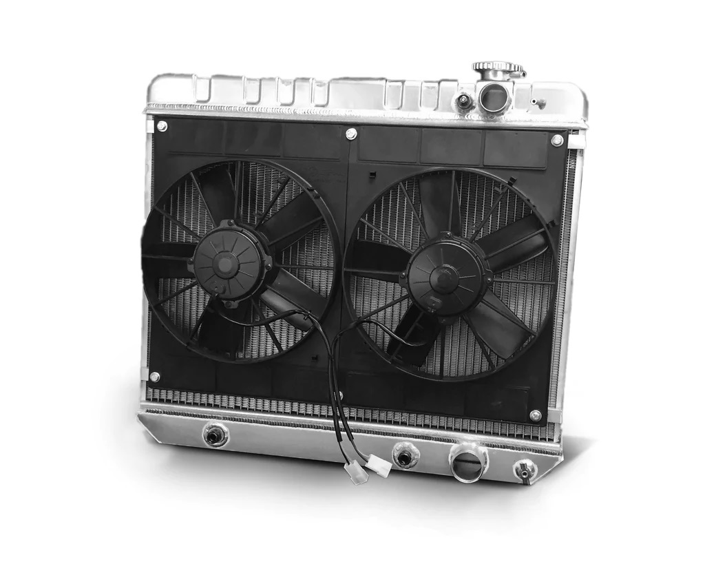 [DEW32-6139010A] Dewitts Radiator - Radiator W/fans Nova 62-67 Ls Auto Trans Raw