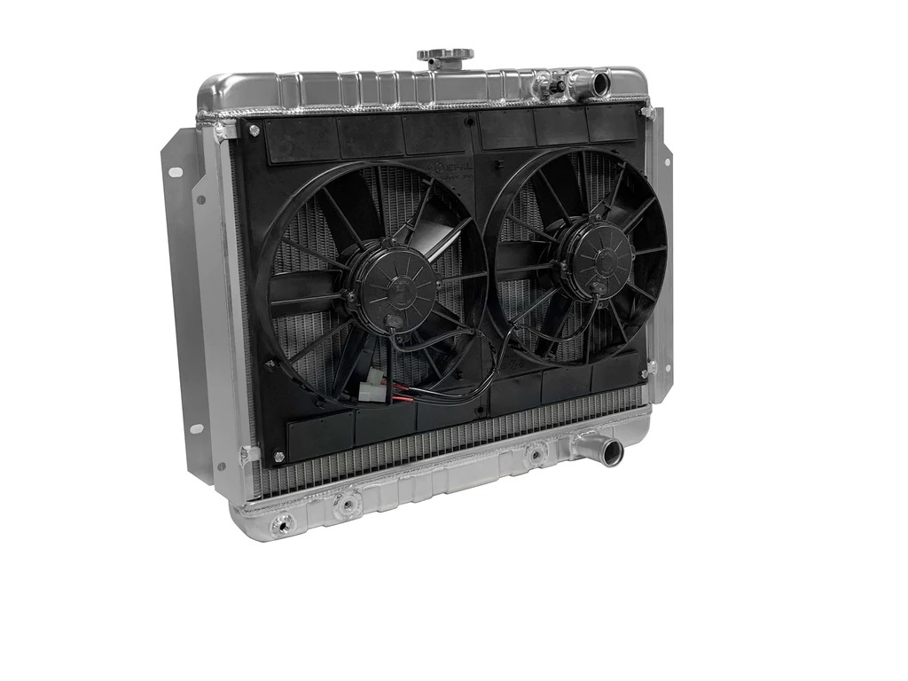 [DEW32-6139016A] Dewitts Radiator - Radiator W/Fans Impala LS 65-70 Auto Trans Raw