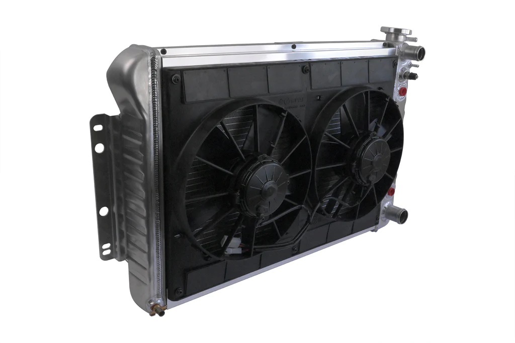 [DEW32-6139022A] Dewitts Radiator - Radiator W/Fans Camaro 67-69 LS Auto Trans Raw