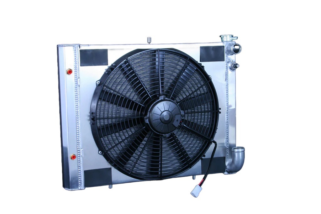 [DEW32-6139063A] DeWitts Radiator - Radiator C2 Corvette LS Swap w/Fans