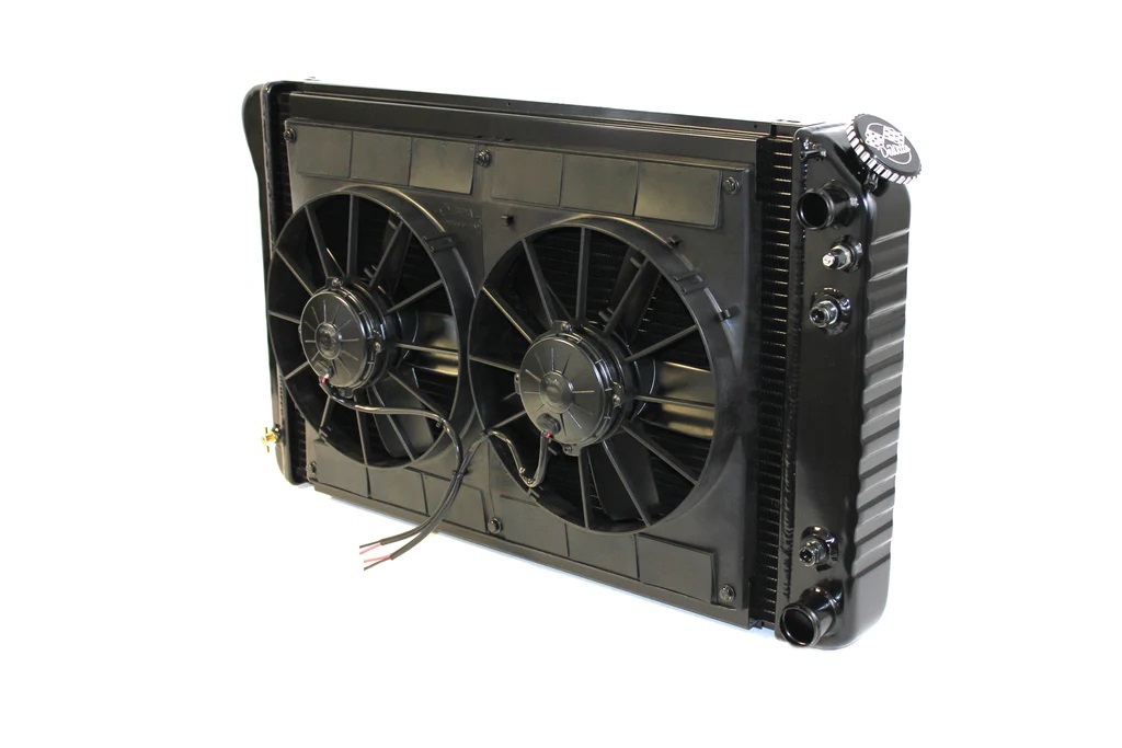 [DEW32-6239005A] Dewitts Radiator - Radiator W/Fans Camaro LS 70-81 Auto Trans Blk