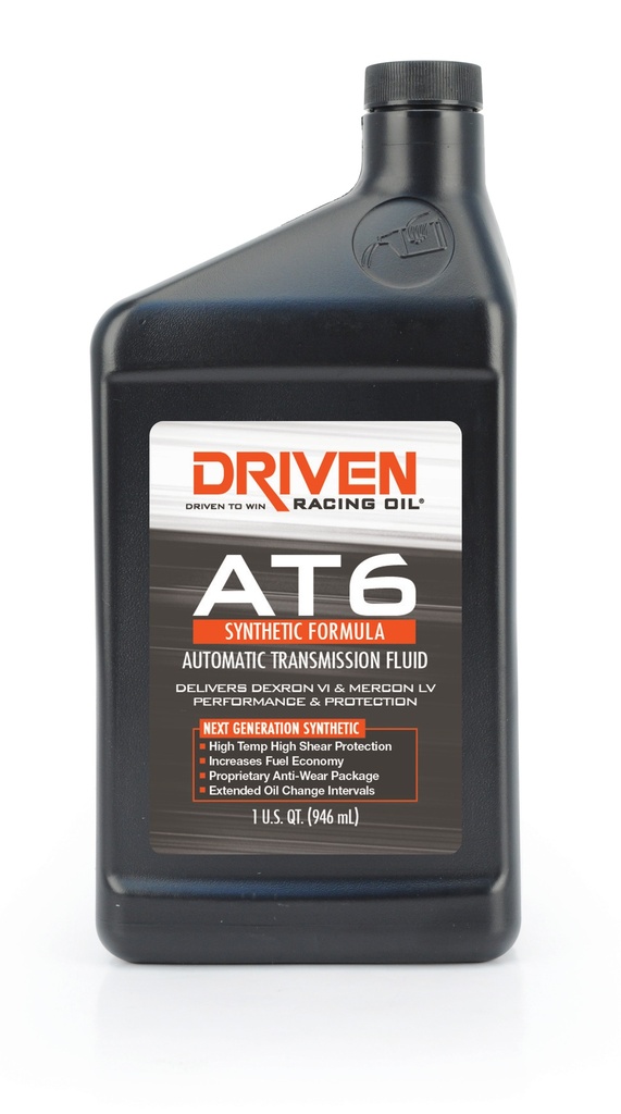 [JGP04806] Driven Racing Oil - AT6 Synthetic Dextros 6 Transmission Fluid 1 Qt.