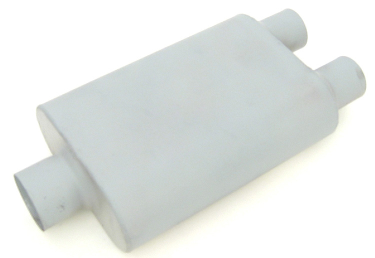 [DYN17661] Dynomax - Dual Chamber Muffler 3in Center/2.5in Dual Ou